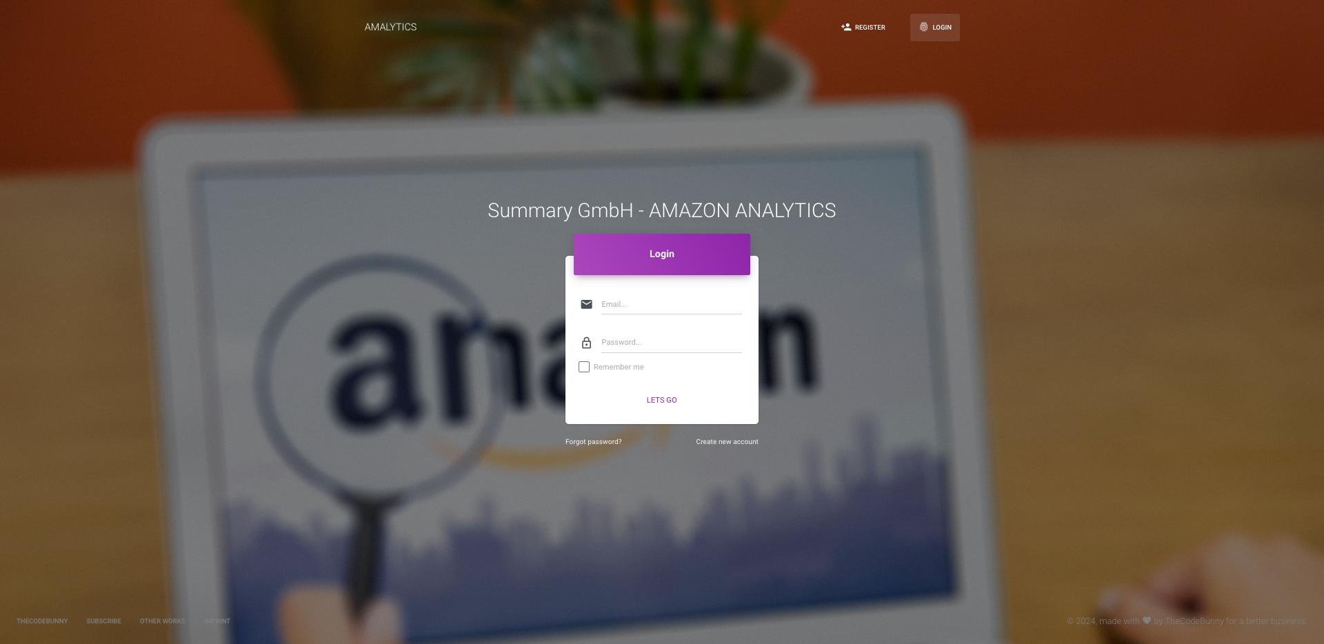 Web Application developed to fetch Amazon product data using MWS, AWS and SP API as well Customer reviews and questions with scraping API. Developed by Hemang Vyas – TheCodeBunny – Full stack Developer